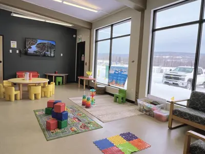 The Children's Room inside the library