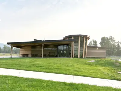 Exterior view of the library