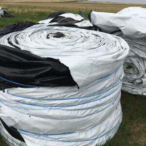 Clean rolled grain bags